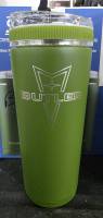 Butler Performance - Butler Pontiac Logo 26oz Iceshaker Flex Bottle, OD Green, No Handle - Image 2