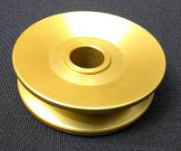 Ram Air Restorations - Pontiac Single Groove Alternator Pulley- Gold Finish - Image 3