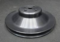 Ram Air Restorations - Pontiac Single Groove 1968-70 Water Pump Pulley-Black Anodized - Image 2