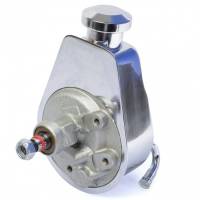 March Chrome Power Steering Pump-Keyed Saginaw Type MAR-P2304