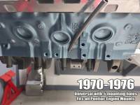 Butler Performance - Butler Performance Pontiac Engine Mount Adapter Kit to put 1969 and earlier Engines in 1970 & Up Chassis, Set BPI-MM6 - Image 4
