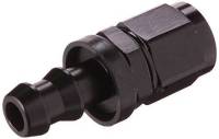 Russell Twist-Lok Hose End, -6 Straight, Black RUS-624013