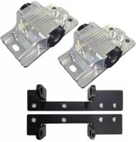 Butler 75-81 F-body (Firebird/TA) Engine Mount/Adaptor Kit for 1961-1979 326-455, Includes Billet Poly Frame Mount, Set/2 BPI-F10774-2387BP
