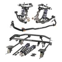 Ridetech Complete Coil-Over System, Pin Spindle, for 1967-1969 Firebird 1st Gen F-Body, HQ Adjustable Shock