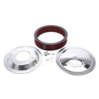 Edelbrock - Pro-Flo Chrome 14" Round Air Cleaner with 3" Cotton Element (Deep Flange) - Image 2