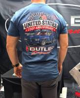 Butler Performance - America 250th Anniversary T-Shirt, Blue, Medium-3XL - Image 2