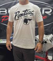 Pontiac GM T-Shirt, Cream, Medium-3XL