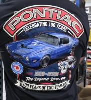 Butler Performance - Pontiac 100th Anniversary T-Shirt, Black, Medium-3XL - Image 4