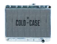 Cold Case 64-65 Pontiac GTO Tempest LeMans TRIPOWER Aluminum Performance Radiator. Fits cars equipped with factory Non AC radiators supports only, (MT) Cars. CCR-GPG19