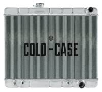 Cold Case 65-67 Pontiac Grand Prix Aluminum Radiator, Fits cars equipped with factory AC radiatorsupports only, (AT) CCR-GMP22A