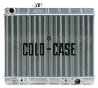 Cold Case 66-67 Pontiac GTO Tempest LeMans Aluminum Radiator, Fits cars equipped with factory Non AC radiatorssupports only (AT) CCR-GPG34A