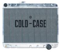 Cold Case 66-67 Pontiac GTO Tempest LeMansAluminum Radiator, Fits cars equipped with factory AC radiator supports only, (AT or MT) CCR-GPG38