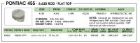 Keith Black - Keith Black Hypereutectic Pistons, Pontiac 455, Flat (-6cc), .030" Over (Set/8) UEM-KB222-030 - Image 2