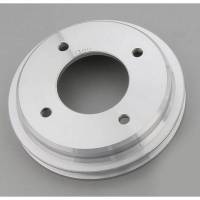 March Pontiac 71-79 15% Underdrive 1-Groove Polished Aluminum Crank Pulley - 13011 Black (MAR-13011-08)