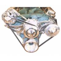 March Pontiac Ultra Mid-Mount Serpentine Conversion Bracket Kit - 13020 Clear (MAR-13020)
