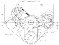 March Performance - March Pontiac Ultra Mid-Mount Serpentine Conversion Bracket Kit - 13020 Black (MAR-13020-08) - Image 3