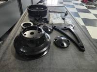March Ultra Serpentine Pulley & Bracket Kit, No AC - 13105 Clear (MAR-13105)