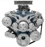 March "Style Track"  Serpentine All Inclusive System, Pontiac 326-455c.i. - 13140 Clear (MAR-13140)