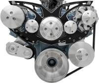 March Performance - March "Style Track"  Serpentine All Inclusive System, Pontiac 326-455c.i. - 13140 Chrome (MAR-13140-06) - Image 2