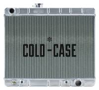 Cold Case 66-67 Pontiac GTO Tempest LeMans Aluminum Radiator, Fits cars equipped with factory Non AC radiatorssupports only (AT) CCR-GPG34A
