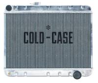 Cold Case 66-67 Pontiac GTO Tempest LeMansAluminum Radiator, Fits cars equipped with factory AC radiator supports only, (AT or MT) CCR-GPG38