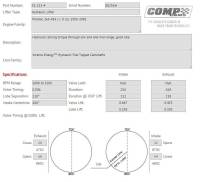 Comp Cams - Comp Cams XTREME ENERGY XE256H Hydraulic Flat Tappet Cam CCA-51-221-4 - Image 2