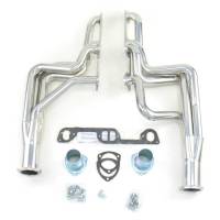 Doug's Headers - Doug's Headers 1 3/4" 4-Tube Full Length D-Port Headers Pontiac GTO 326-455 68-72 Metallic Ceramic Coating - Image 1