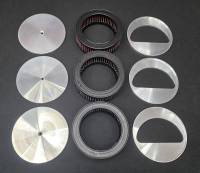 Ames Performance - Tri-Power EFI Air Cleaner Kit, Billet, Set of 3 - Image 7