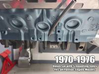 Butler Performance - Pontiac Engine Mount Adapter Kit for 76 & Up Engine in a 69 & Earlier Chassis/70 LeMans, Set BPI-MM5 - Image 4
