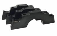 Program Engineering Pontiac 421-428-455 Center Main Caps Billet Steel Main Caps, Splayed Outer Bolts PRO-455C4A-KIT