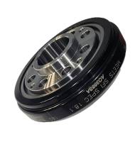 Romac - Romac Pontiac 1968-79 4 Bolt (Steel / Aluminum) Balancer / SFI Approved w/ Timing Marks- Black Anodized ROM-A0356SA-2 - Image 2