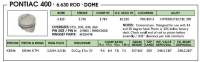 Keith Black - Keith Black Hypereutectic Pistons, Pontiac 400, Dish (-17cc), .060" Over (Set/8) UEM-KB346-060 - Image 2
