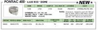 Keith Black - Keith Black Hypereutectic Pistons, Pontiac 400, Dome (10cc), .060" Over (Set/8) UEM-KB422-60 - Image 2