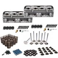 Aluminum 325cfm CNC Ported 72cc D-Port Head Builder Kit, with Edelbrock Castings