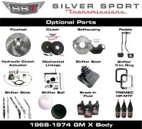 SST - 68-74 X-Body, SST Tremec Perfect-Fit 5 Speed TKX Transmission Kit, Manual to TKX - Image 2