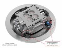 Holley - Sniper EFI Air Cleaner 1" Drop Base Plate- Chrome, Add your element and lid - Image 3
