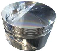 Butler Ross Quick Ship -8cc Flat Top Forged Pistons, 3.75" Str., 4.092 Bore, Set/8