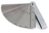 Feeler Gauge, Straight, SAe / Metric Sizing, Steel, Chrome / Natural, Kit