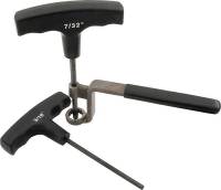Valve Lash Wrench, 5/8 in Wrench, 3/16 and 7/32 in Allen, Insulated Handles, Steel, Polylock Assemblies, Kit
