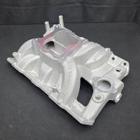 Edelbrock Performer RPM Pontiac Intake Manifold, Satin - CNC Port Matched to Butler 310/315/325 CNC Heads EDL-7156-PM-325