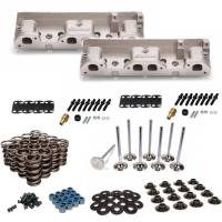 Aluminum 72cc Round Port Head Builder Kit, with Edelbrock Castings