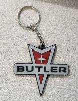 Butler Pontiac 3D Keychains, Rubber