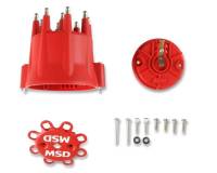 MSD Performance - MSD Pontiac Distributor Cap and Rotor Kit, Black or Red - Image 2
