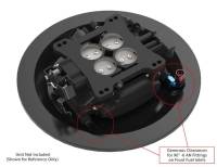 Holley - Sniper EFI Air Cleaner 1" Drop Base Plate- Black, Add your element and lid - Image 3