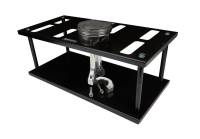 Rod and Piston Holder, Metal, Black, 24x12x9.5h