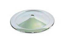Air Cleaner Lid, Muscle Car Style, 14 in Round, Steel, Chrome, Each