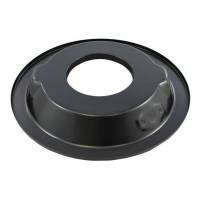 Air Cleaner Base, 14 in Round, 5-1/8 Carb Flange, 7/8" Dropped Base, Steel, Black, Each