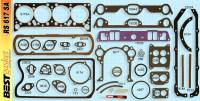 Best Gasket Complete Engine Gasket Kit, w/ Rear Main Rope Seal Pontiac 1958-60 370-389