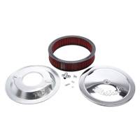 Edelbrock - Pro-Flo Chrome 14" Round Air Cleaner with 3" Cotton Element (Deep Flange) - Image 2