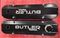 Butler Performance - Butler Performance CNC Logo Aluminum Valve Covers, Choose Logo, Black, Satin w/Clear, or Polished (Set) BPI-VC - Image 3